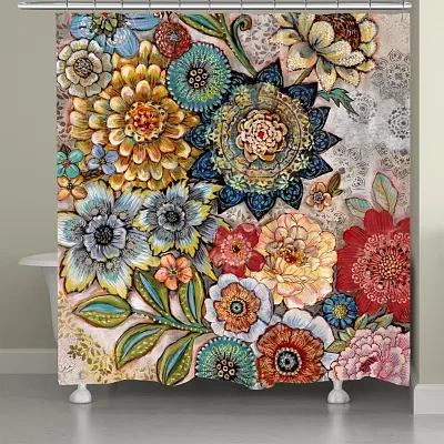 Laural Home Boho Bouquet Shower Curtain