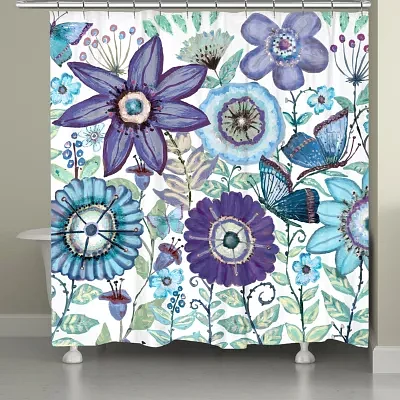 Laural Home Dream Butterfly Shower Curtains