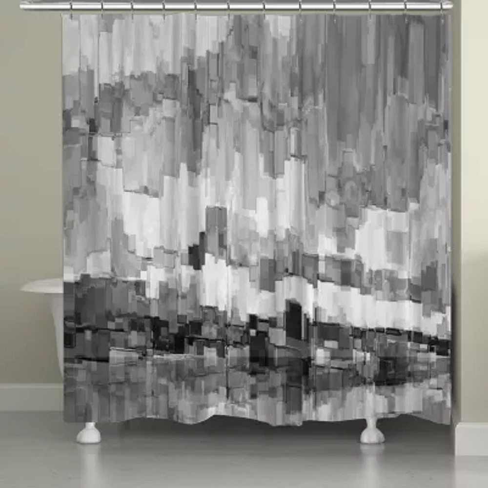 Laural Home Grey Glacier Shower Curtain