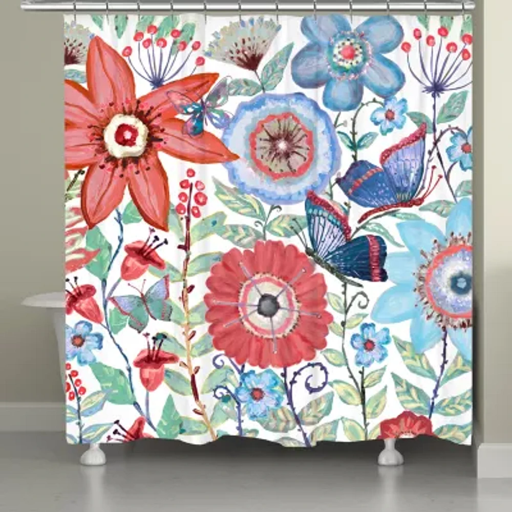 Laural Home Secret Boho Garden Shower Curtain