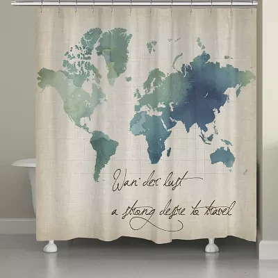 Laural Home Wanderlust Shower Curtain