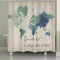 Laural Home Wanderlust Shower Curtain