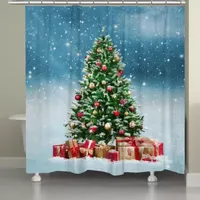 Laural Home Snowy Tree Shower Curtain