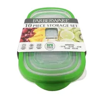 Farberware Vented Nesting 10-pc. Stackable Food Container