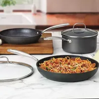 Granitestone Pro Hard Anodized 5-pc. Nonstick Cookware Set