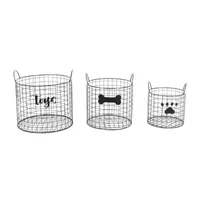 Masterpiece Art Gallery 3-pc. Circle Basket