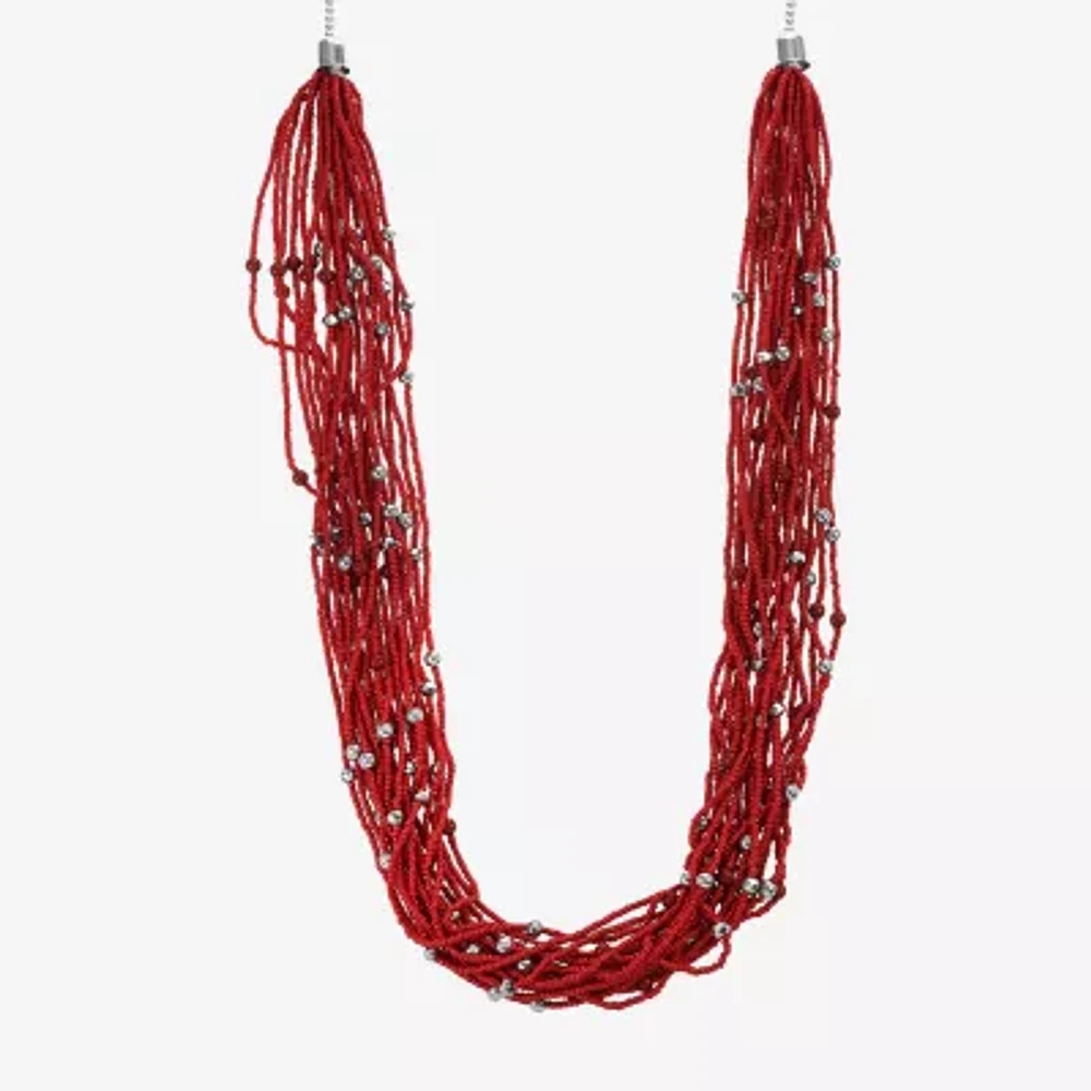 Mixit 30 Inch Bead Collar Necklace