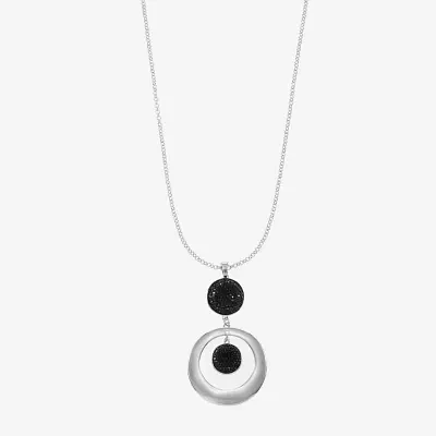 Mixit 24 Inch Rolo Round Pendant Necklace