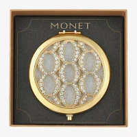 Monet Jewelry Rose Tone Compact Mirror