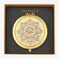 Monet Jewelry Gold Tone Gold Tone Compact Mirror