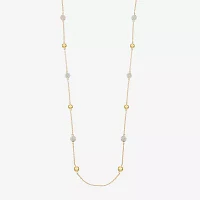 Monet® Crystal Pavé Gold-Tone Ball Illusion Necklace