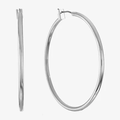 Monet® Gold-Tone Thin Large Hoop Earrings