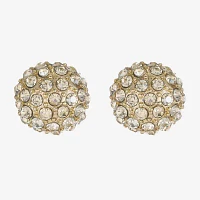 Monet® Pavé Ball Stud Earrings