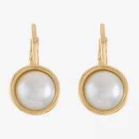 Monet Jewelry Simulated Pearl Drop Earrings