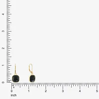 Monet Jewelry Black And Gold Tone Drop Earrings