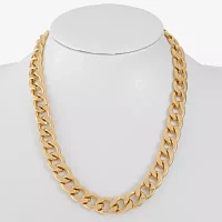 Monet® Gold-Tone Curb Link Collar Necklace