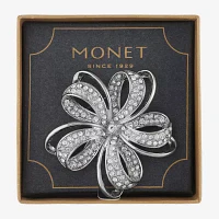 Monet Jewelry Crystal Flower Pin