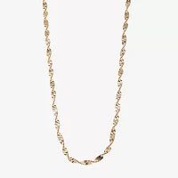 Liz Claiborne® Silver-Tone Textured Twist Necklace