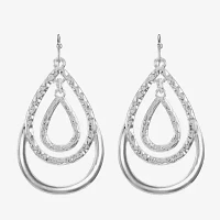 Liz Claiborne® Layered Teardrop Drop Earrings