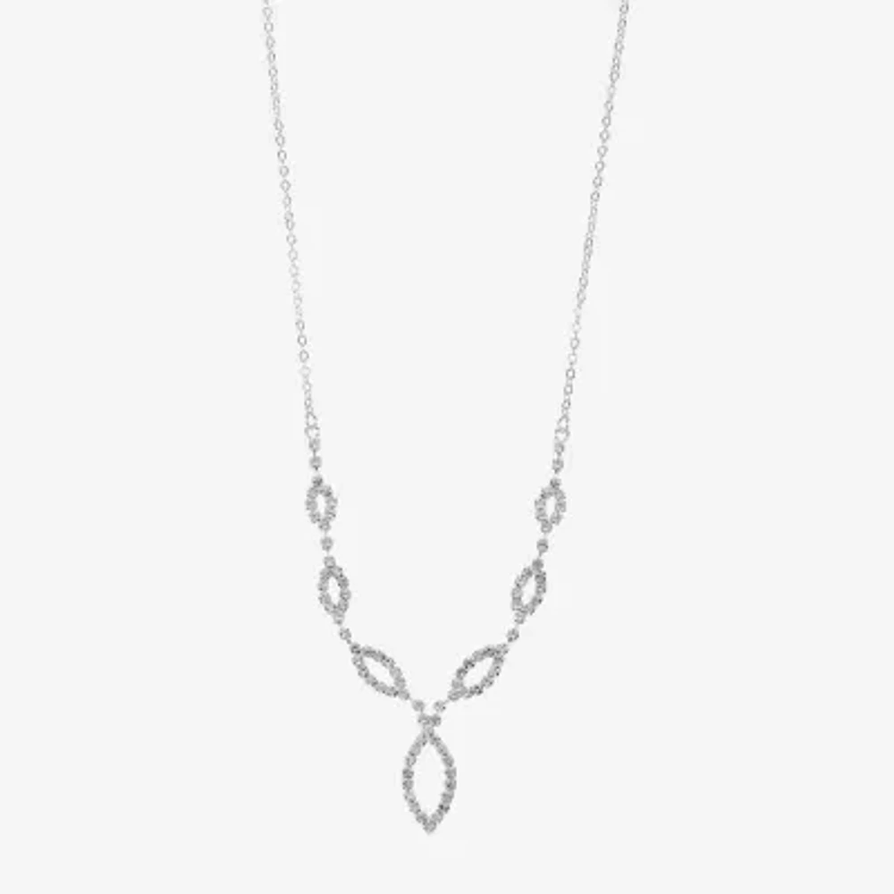 Monet Jewelry Silver Tone 16 Inch Y Necklace