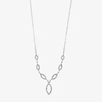 Monet Jewelry Silver Tone 16 Inch Y Necklace