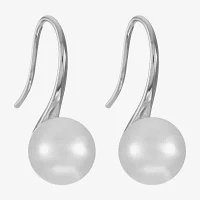 Monet Jewelry Timeless Womens Simulated Pearl Drop Earrings