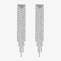 Monet Jewelry Silver Tone Chandelier Drop Earrings