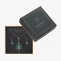 Monet Jewelry Pendant Necklace And Drop Earring 2-pc. Jewelry Set