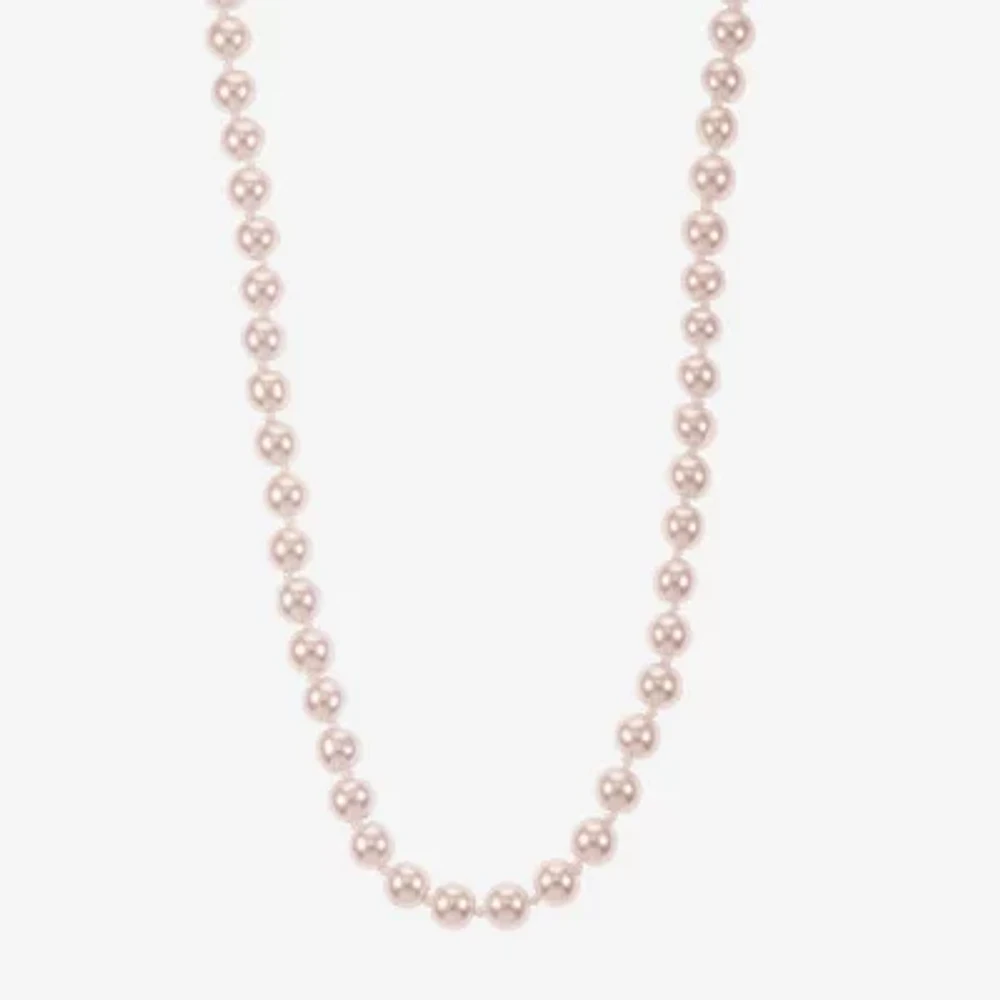 Monet Jewelry Simulated Pearl 18 Inch Collar Necklace