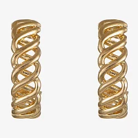 Monet® Gold-Tone Small Helix Hoop Earrings