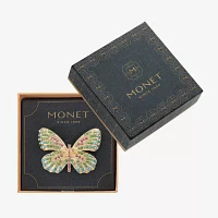 Monet Jewelry Multi Color Crystal Butterfly Pin