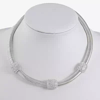 Monet Jewelry 17 Inch Omega Collar Necklace