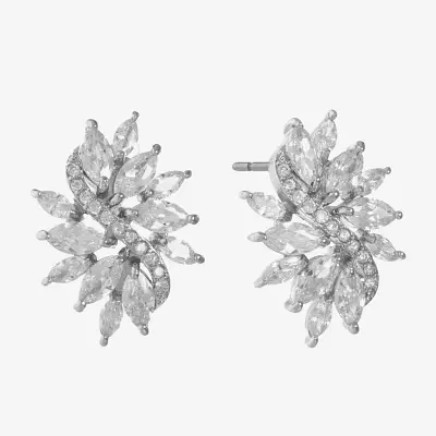 Monet Jewelry Cubic Zirconia 26.7mm Stud Earrings