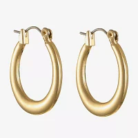 Liz Claiborne Oval Hoop Earrings