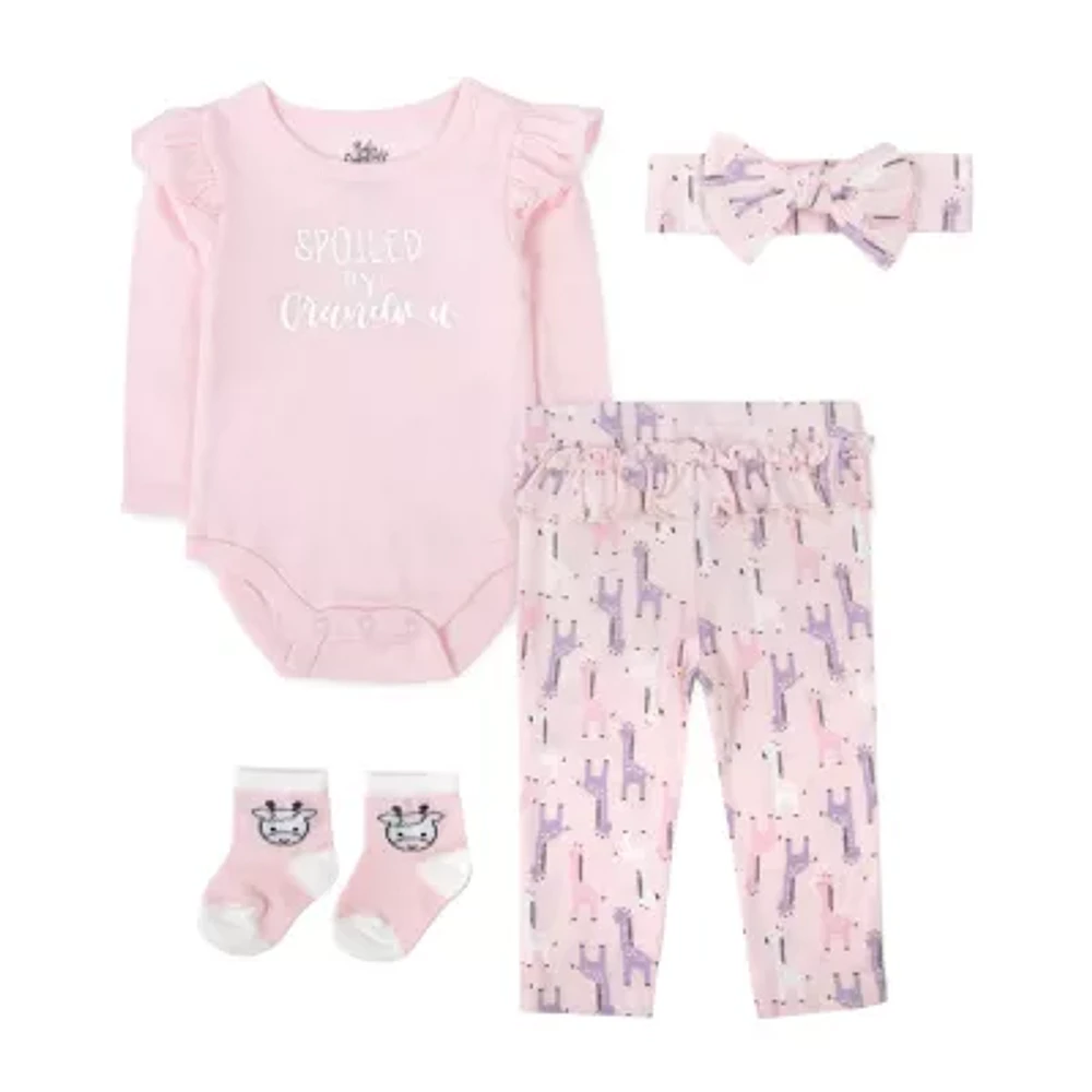 Baby Essentials Girls -pc. Clothing Set