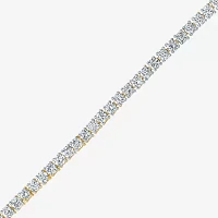 (I1/ I) 4 CT. T.W. Lab Grown White Diamond 10K or Yellow Gold 7 Inch Tennis Bracelet