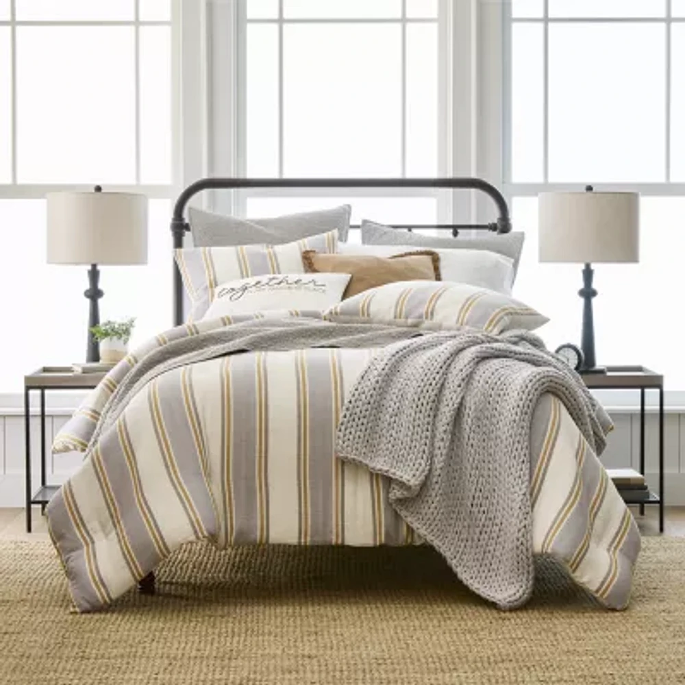 Linden Street Langdon 3-pc. Stripes Comforter Set