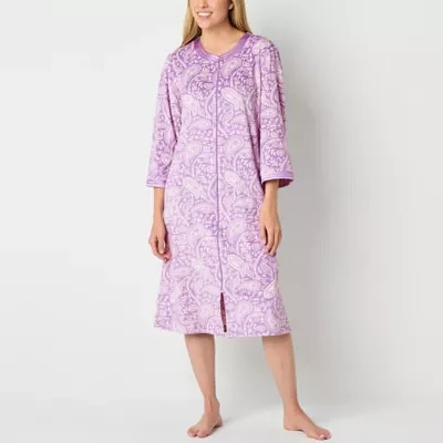 Adonna Womens Fleece Long Sleeve Length Robe