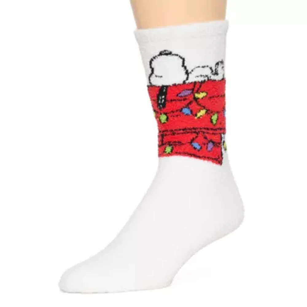 Unisex Adult Peanuts Snoopy 1 Pair Slipper Socks