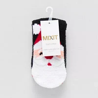 Mixit Holiday Cozy 1 Pair Crew Socks Womens