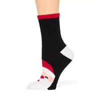 Mixit Holiday Cozy 1 Pair Crew Socks Womens