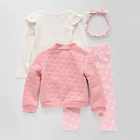 Btween Baby Girls 3-pc. Legging Set