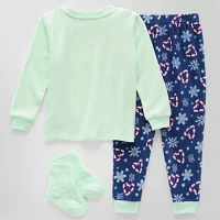 Toddler Girls 3-pc. Pajama Set