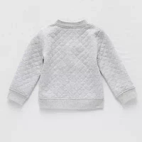 Okie Dokie Quilted Toddler & Little Boys Long Sleeve Cardigan