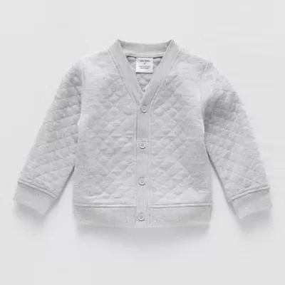 Okie Dokie Quilted Toddler & Little Boys Long Sleeve Cardigan