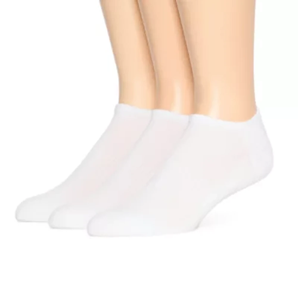 Stafford Casual Performance 3 Pair No Show Socks Mens