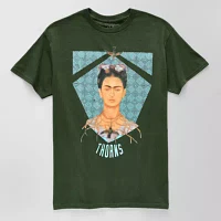 Mens Short Sleeve Frida Kahlo Graphic T-Shirt