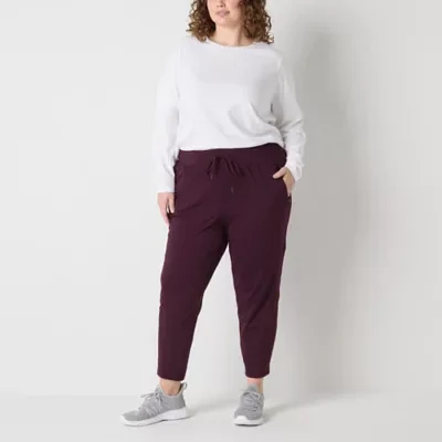 Xersion Everultra-Lite Womens Mid Rise Plus Jogger Pant