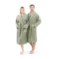 Linum Home Textiles Womens Terry Cloth Long Sleeve Long Length Robe