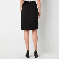 Black Label by Evan-Picone Womens Suit Skirt-Petite